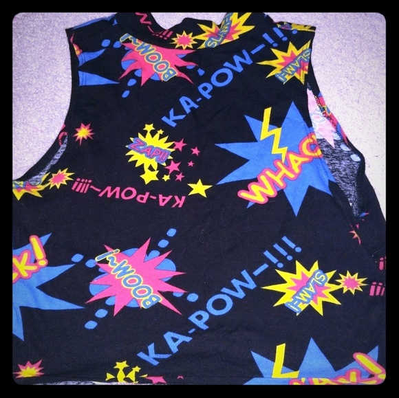 Comic book crop top - Picture 1 of 1